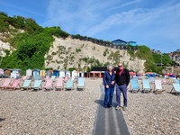 With Dave and Barbara