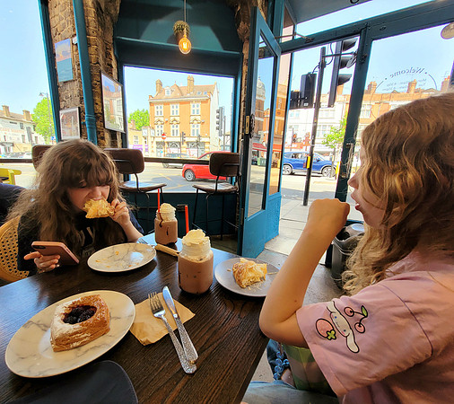 In London with Sian and Family