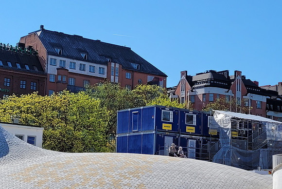 Atop the mound, Helsinki