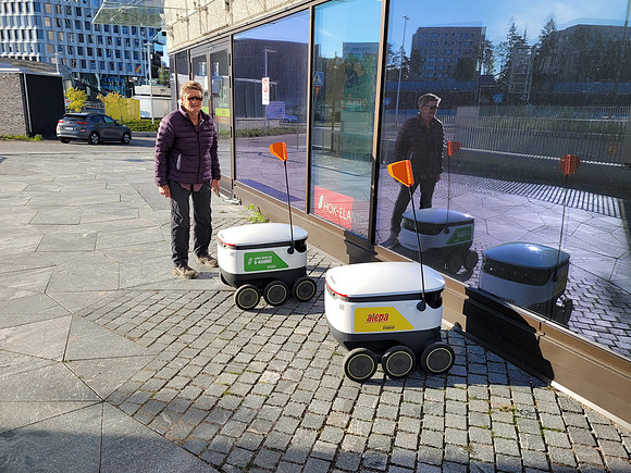 Delivery robots, Helsinki