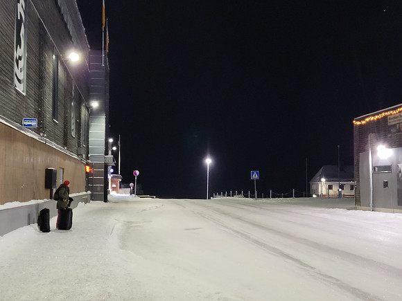 Waiting for bus to Karasjok