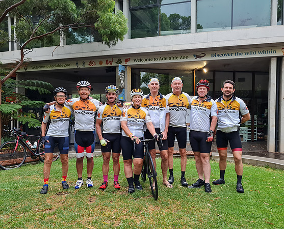 The start at Adelaide Zoo