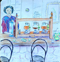 Naomi and her Coffee Machine