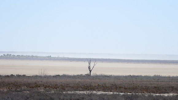 No water - just dust